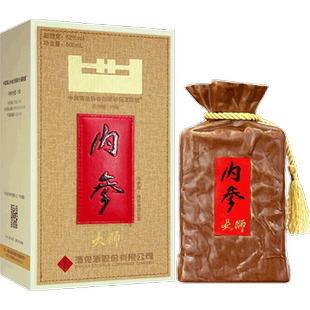 酒鬼52度内参酒(大师)500ML*1盒香型白酒宴请送礼佳选酒水