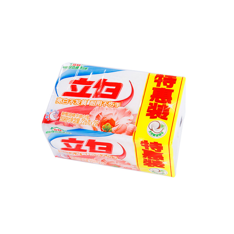 立白新椰油精华增白皂226克*2块/组
