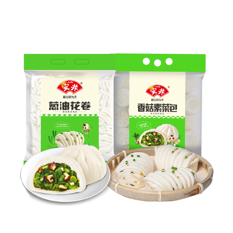 安井香菇素菜包速冻食品