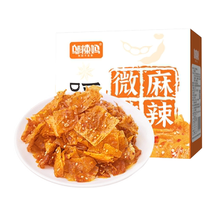 邬辣妈微麻微辣手撕薄脆豆皮辣片零食小吃休闲食品儿时辣条豆干