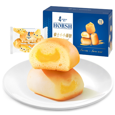 豪士香甜夹心小小面包380g*2箱