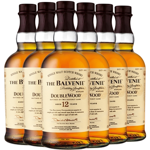 【6支装】百富12年双桶陈酿单一麦芽苏格兰威士忌700ml×6瓶