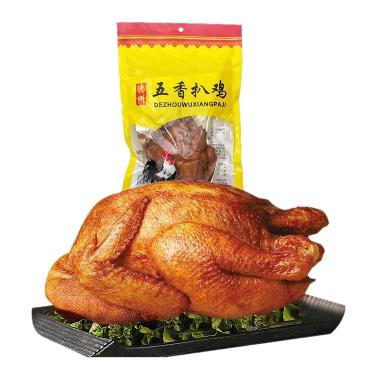 山东五香扒鸡600g1只地方特产烧鸡真空=鸡肉零食卤味