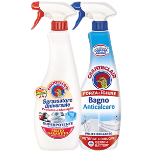 进口大公鸡多能重油污净厨房600ml玻璃瓷砖除皂垢水垢浴室625ml