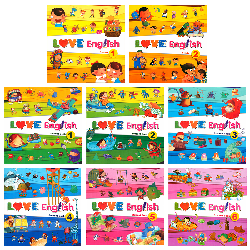 love english 英文原版 幼儿园托班教材 幼儿英语儿童启蒙 点读版