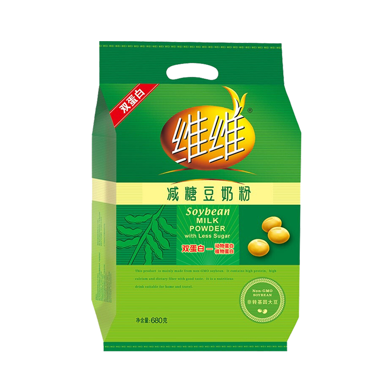 维维减糖豆奶粉680g×1袋×1组