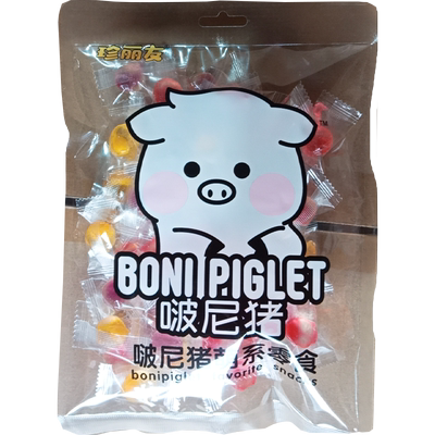啵尼猪爆浆软糖水果味