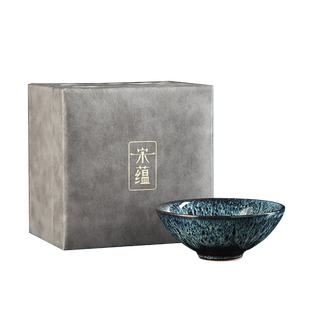 唐丰宋蕴窑变茶盏高端敦煌文创中国特色礼物送老外主人杯茶具茶杯