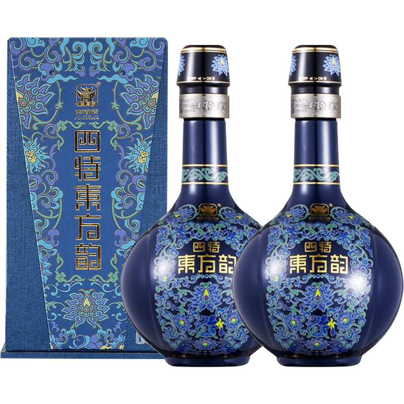 【下拉商详享补贴】四特酒东方韵雅韵52度500ml*2瓶特香型白酒