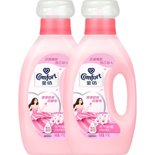 金纺淡雅樱花衣物护理剂1KG*2防静电持久留香