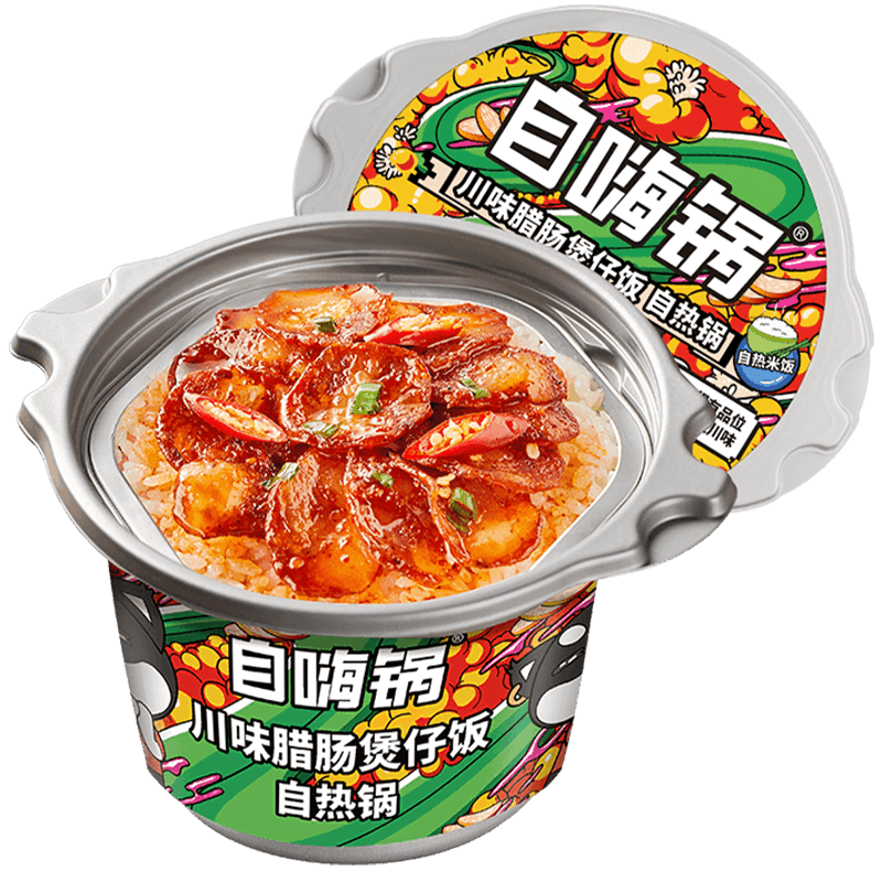 自嗨锅川味腊肠自热米饭煲仔饭