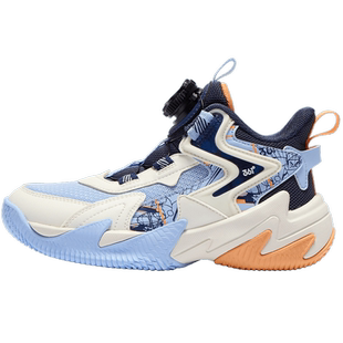 悍将361童鞋男童篮球鞋秋季款防滑耐磨小童透气专业球鞋儿童鞋子