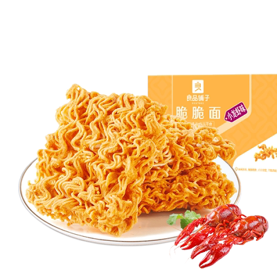 良品铺子小龙虾味方便面250g×1盒
