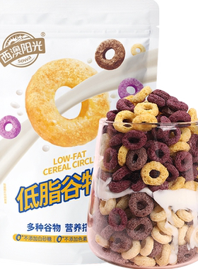 西麦低脂健康谷物圈160g