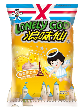 旺旺蒜香芝士薯片休闲食品70g