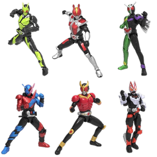 灵动创想新款假面骑士超可动英雄玩具创骑W01空我极狐手办盲盒