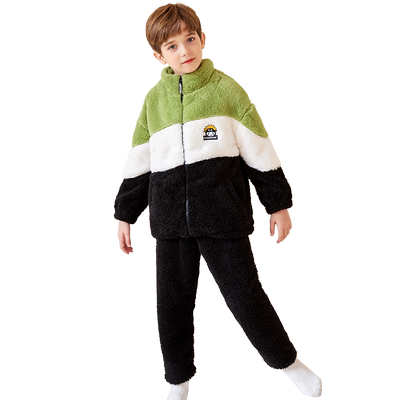 2024珊瑚绒睡衣加厚秋冬季