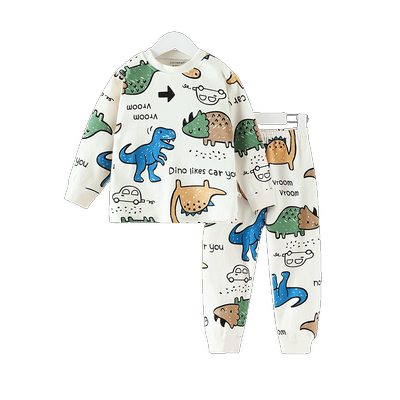 齐齐熊宝宝100%棉内衣套装