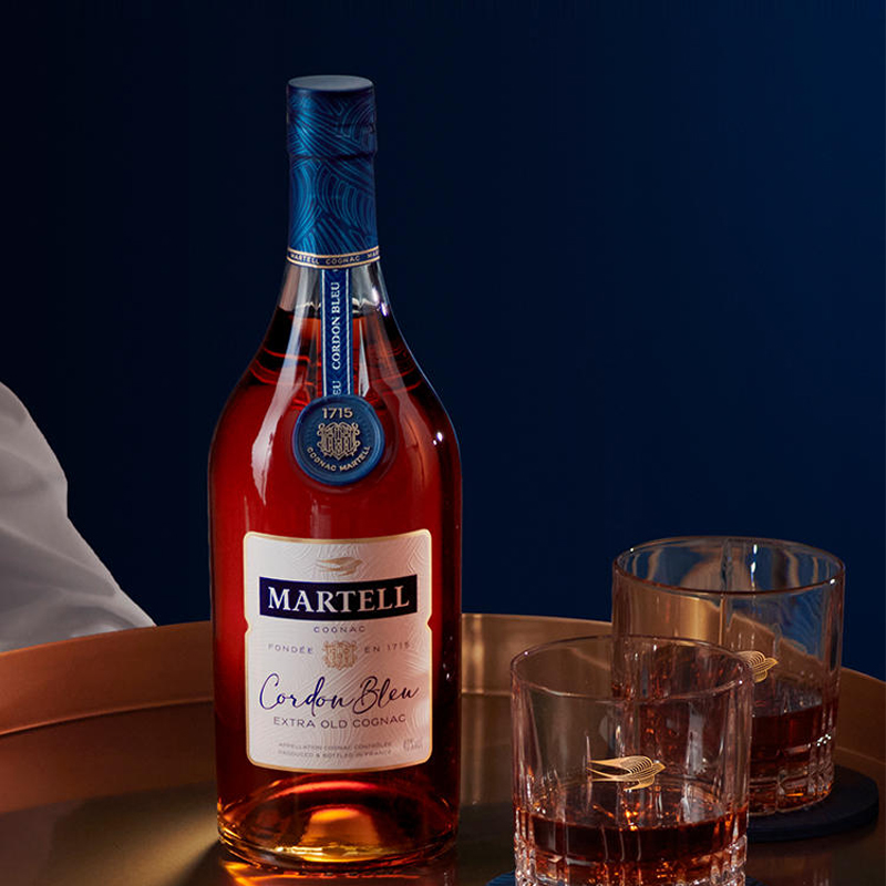 Martell/马爹利蓝带干邑白兰地350ml×1法国进口特调