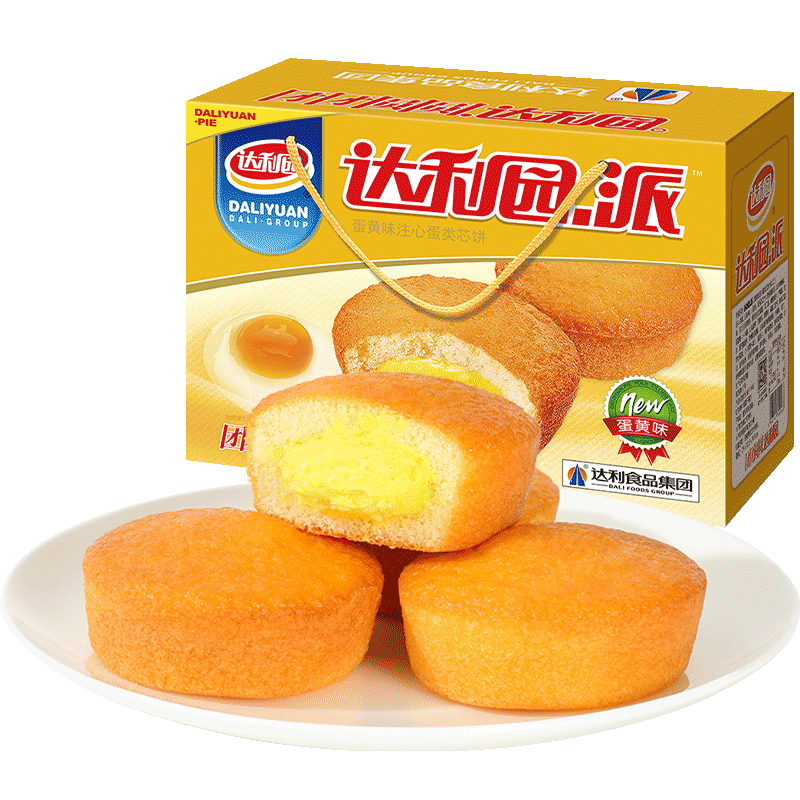 达利园注心蛋黄派糕点