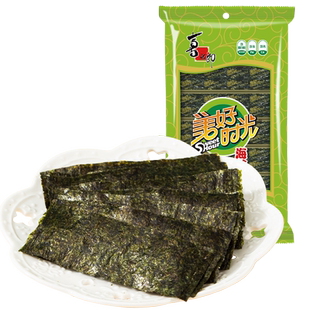 喜之郎美好时光经典原味海苔片袋装即食紫菜寿司儿童零食休闲食品