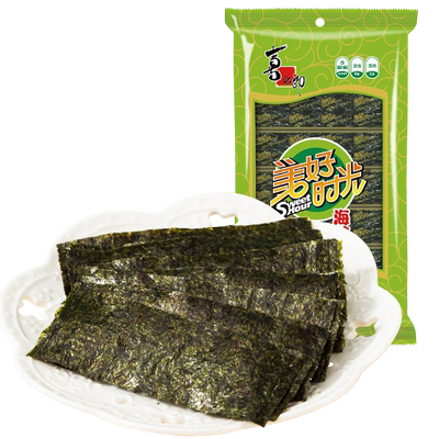 美好时光原味紫菜即食海苔片