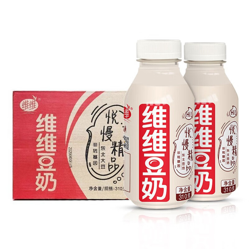维维豆奶植物蛋白悦慢调制早餐加炼乳香浓豆乳蛋白饮料