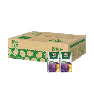 汇源100%西梅汁饮品125ml*36盒浓缩果汁饮料整箱
