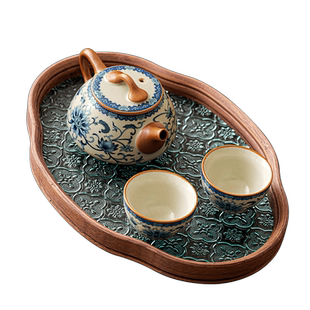 唐丰青花汝窑陶瓷泡茶壶茶壶泡茶家用功夫单壶仿高档珐琅彩石瓢壶