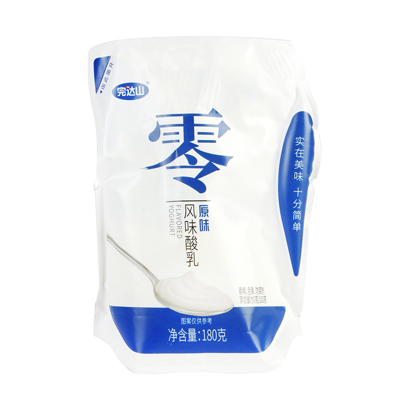 完达山零原味风味酸乳180克/袋