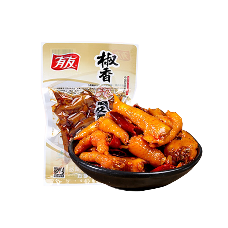 有友椒香味泡凤爪香辣鸡爪重庆特产办公室 出游 夜宵休闲零食