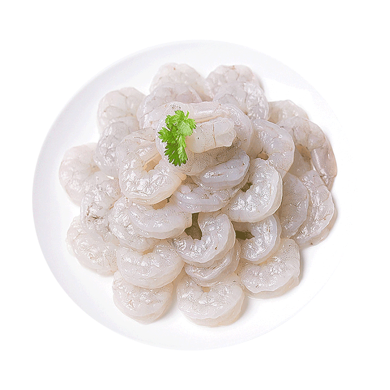 国联国产海水翡翠生虾仁中号去虾线无冰净重生虾仁冷冻生鲜食材