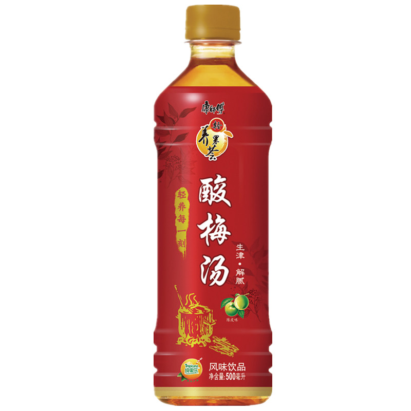 【天猫超市】康师傅 陈皮酸梅汤饮料500ml/瓶 饮品(含山东)