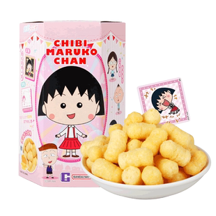 泰国进口万代鳄鱼山先生桃哈多蜡笔小新巧克力比玉米脆儿童零食