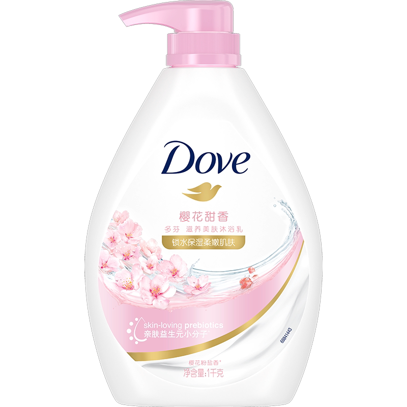 【下拉享补贴】Dove/多芬樱花甜香美肤沐浴露锁水保湿柔嫩留香