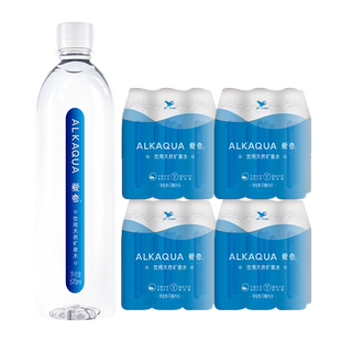 统一ALKAQUA爱夸不含溴酸盐饮用天然矿泉水570ml*24瓶整箱家庭装
