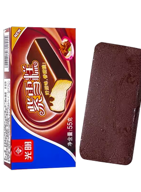 光明紫雪糕巧克力脆皮冰淇淋冰砖