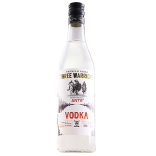 【正品行货】三勇士40度 烈酒蒸馏ANTE VODKA 原味伏特加500ml