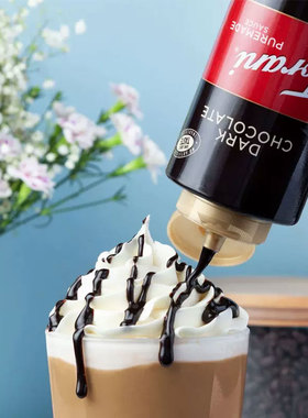 Torani特朗尼美国进口黑巧克力味调味糖浆468g咖啡奶茶甜点烘焙