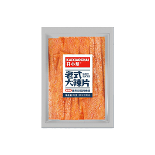 开小差老式大辣片70gx4袋网红手撕皮儿时怀旧麻辣条零食豆皮豆干