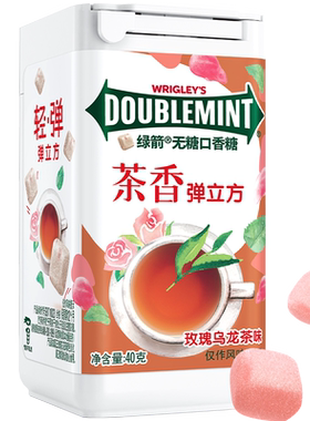 绿箭0糖玫瑰乌龙茶龙40g×1瓶