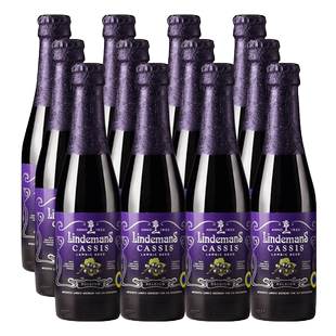 【进口】比利时林德曼Lindemans黑加仑精酿果味啤酒250mlx12组合