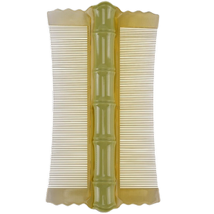 超密齿梳子篦子梳去头屑清理神器加密细齿女生刮头除小虱子竹子