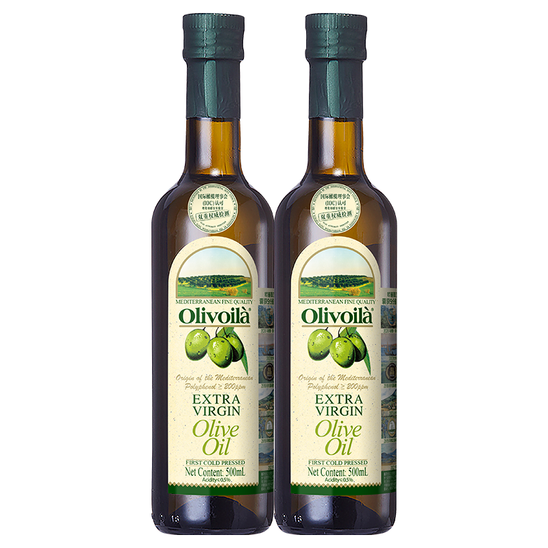 欧丽薇兰特级初榨橄榄油500ml*2