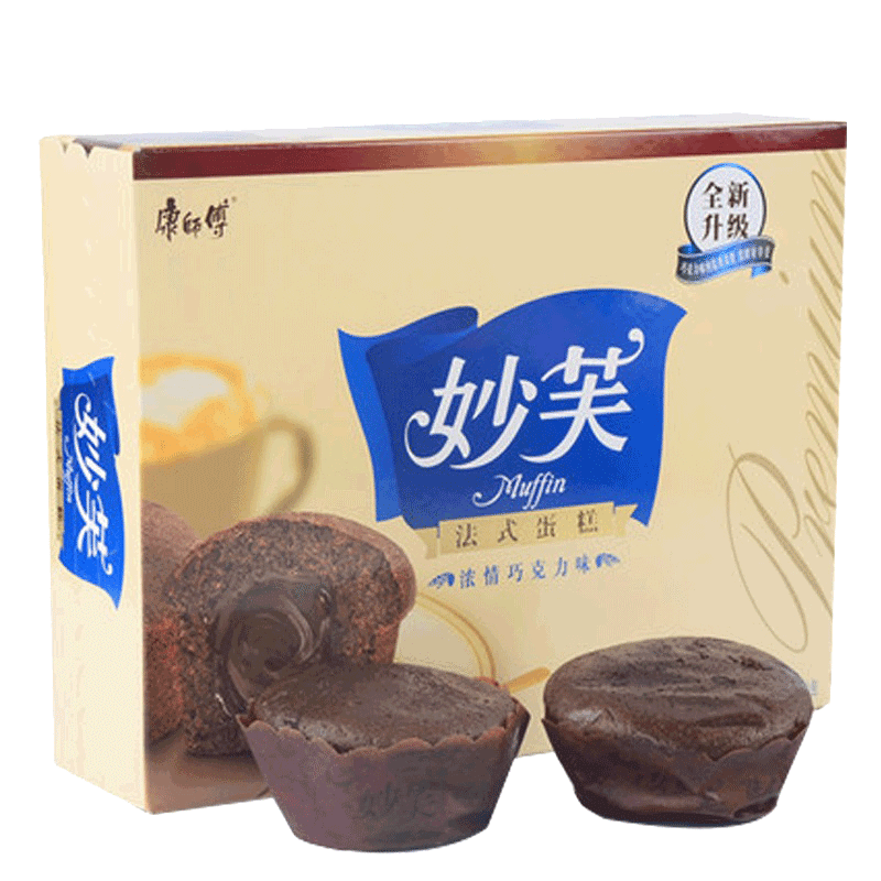 康师傅妙芙法式蛋糕浓情巧克力味200g/盒可可食品食用办公室