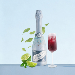 UMEET悠蜜茅台生态蓝莓气泡酒果酒6度微醺香槟低度女士甜酒起泡酒