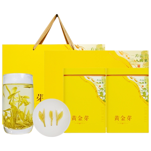 承艺茗茶2025年特级安吉白茶黄金芽茶叶礼盒装高档送礼绿茶