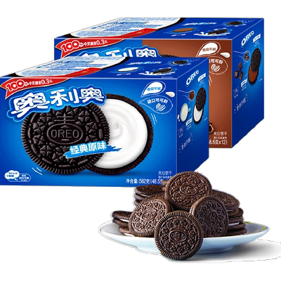 奥利奥夹心饼干582g×2盒