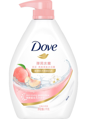 多芬桃悦水透弹润香氛沐浴露