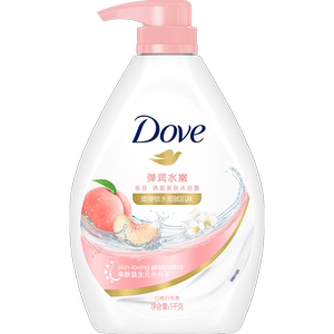 下拉享补贴多芬桃悦水透沐浴露白桃果香保湿补水夏季
